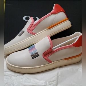 🌈 NEW - Coach Sneakers Women's Size 5.5 Wells Rainbow Slip-On Shoes 🦄